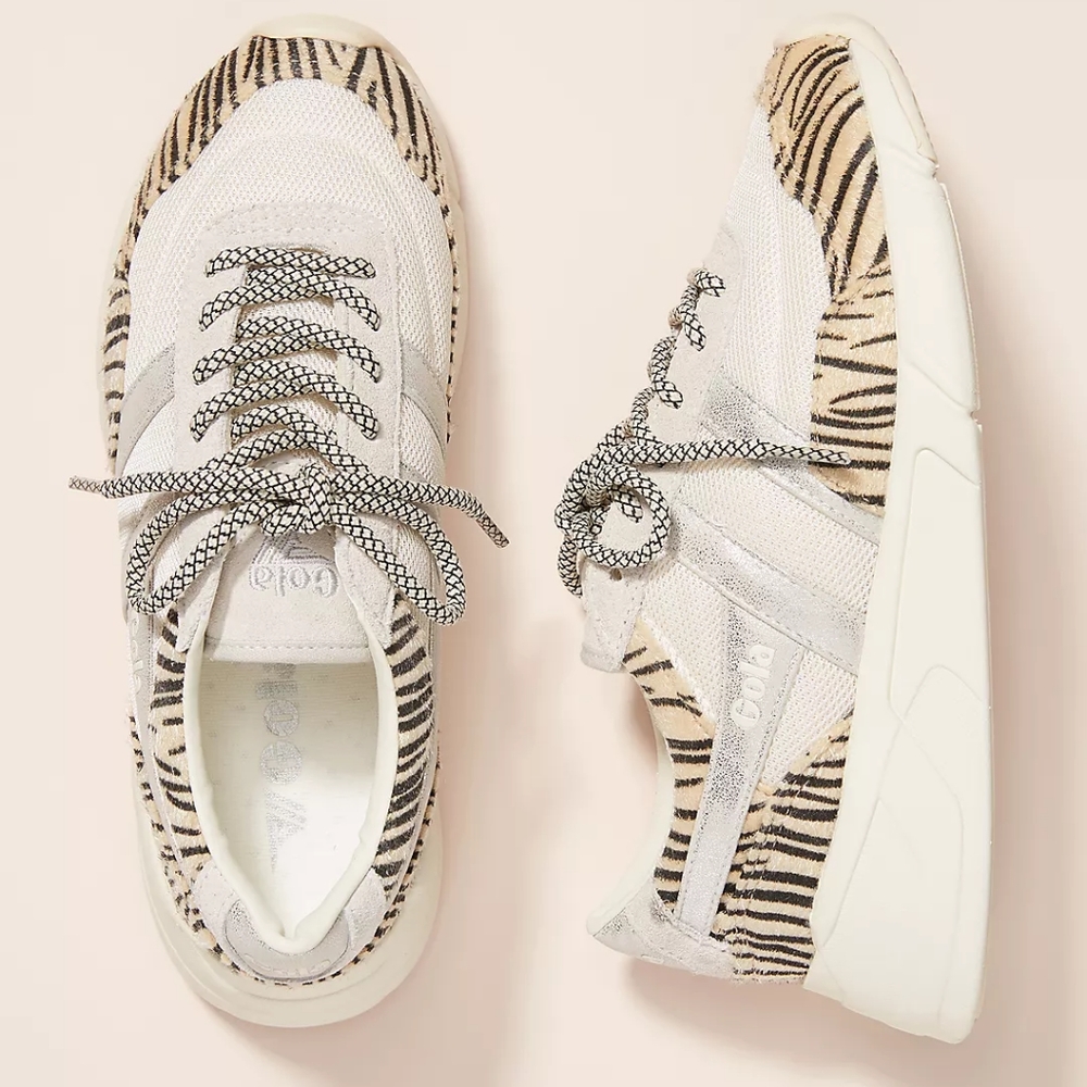 Gola Eclipse Safari Animal Printed Platform Sneakers